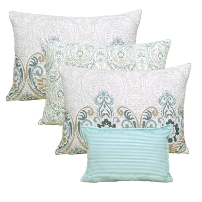 Ensemble de couvre-lit Serenta 6 pièces en mélange de coton pour lit de jour - 75 x 39