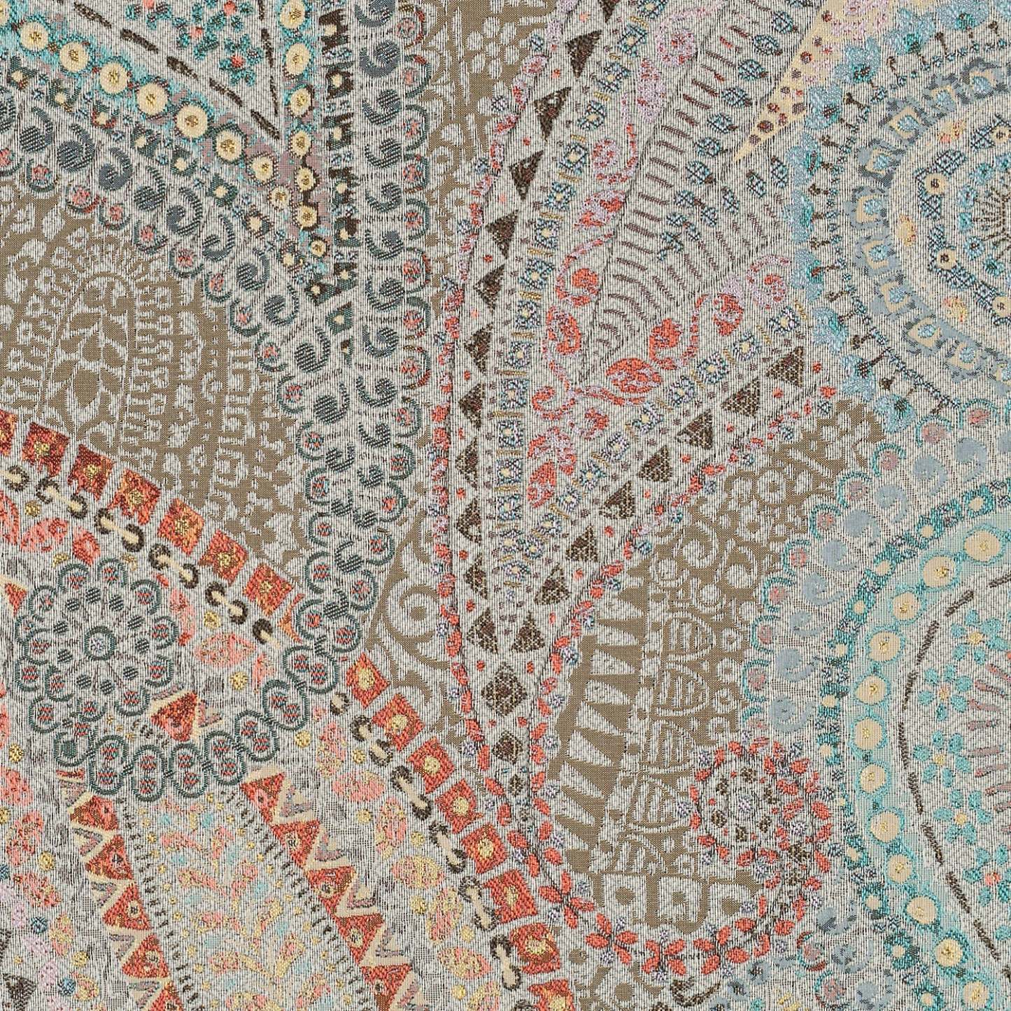 Fabriqué au Canada Sofa Lab personnalisable Pouf en tissu The Curve 31 - Eden multicolore | Pouf The Curve de Sofa Lab de 31 po fabriqué au Canada en tissu - Eden multicolore | CURV1834