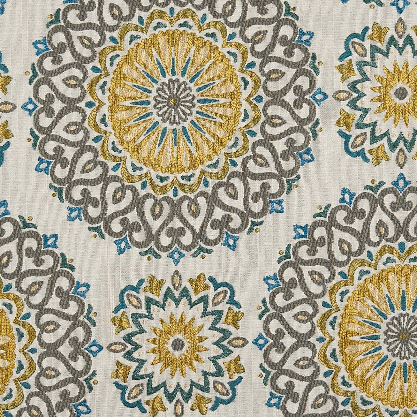 Fabriqué au Canada Sofa Lab personnalisable Pouf en tissu The Curve 31 - Jade multicolore | Pouf The Curve de Sofa Lab de 31 po fabriqué au Canada en tissu - Jade multicolore | CURV1140