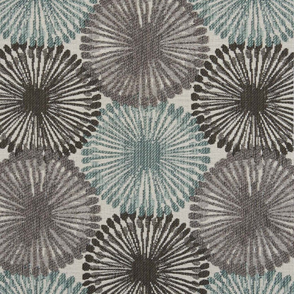 Fabriqué au Canada Sofa Lab personnalisable Pouf en tissu The Curve 31 - Spa multicolore | Pouf The Curve de Sofa Lab de 31 po fabriqué au Canada en tissu - Spa multicolore | CURV1157