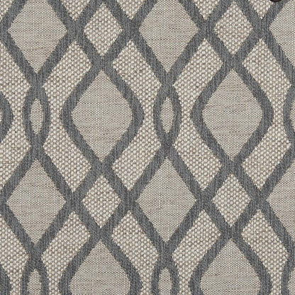 Fauteuil d'appoint à oreilles personnalisable Sofa Lab de 32 po fabriqué au Canada en tissu - acier gris | AILE1153