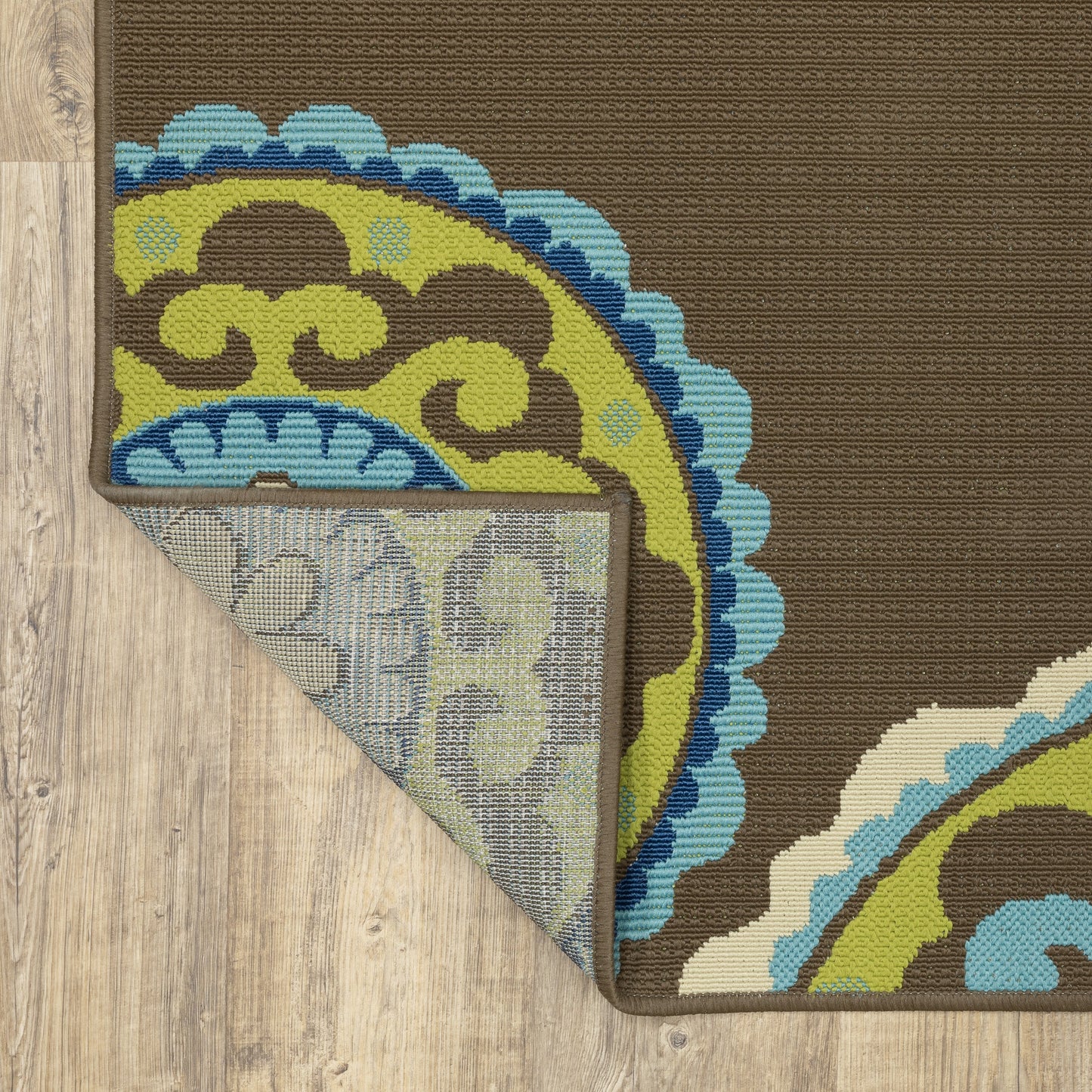 Tapis d'intérieur/extérieur Vista Home Catalina à médaillons floraux