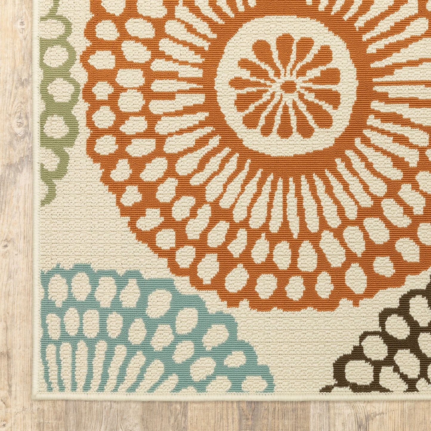 Tapis d'intérieur/extérieur multicolore Vista Home Malta Medallions