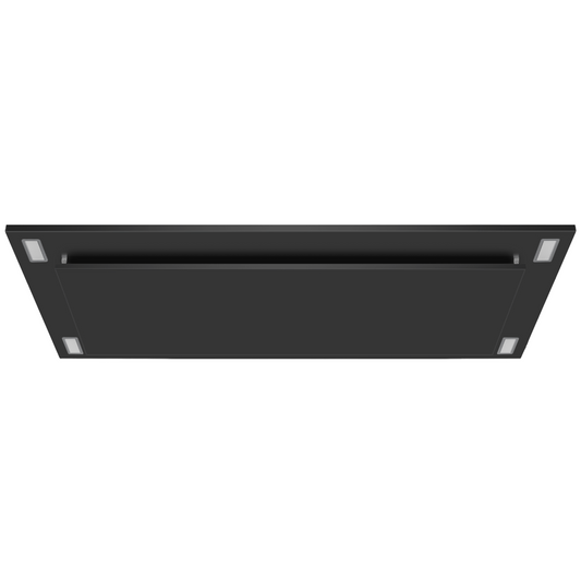 Victory Black Flush Ceiling Mount Range Hood - Sunset-BK|Hotte de cuisinière affleurée au plafond Victory noire - Sunset-BK