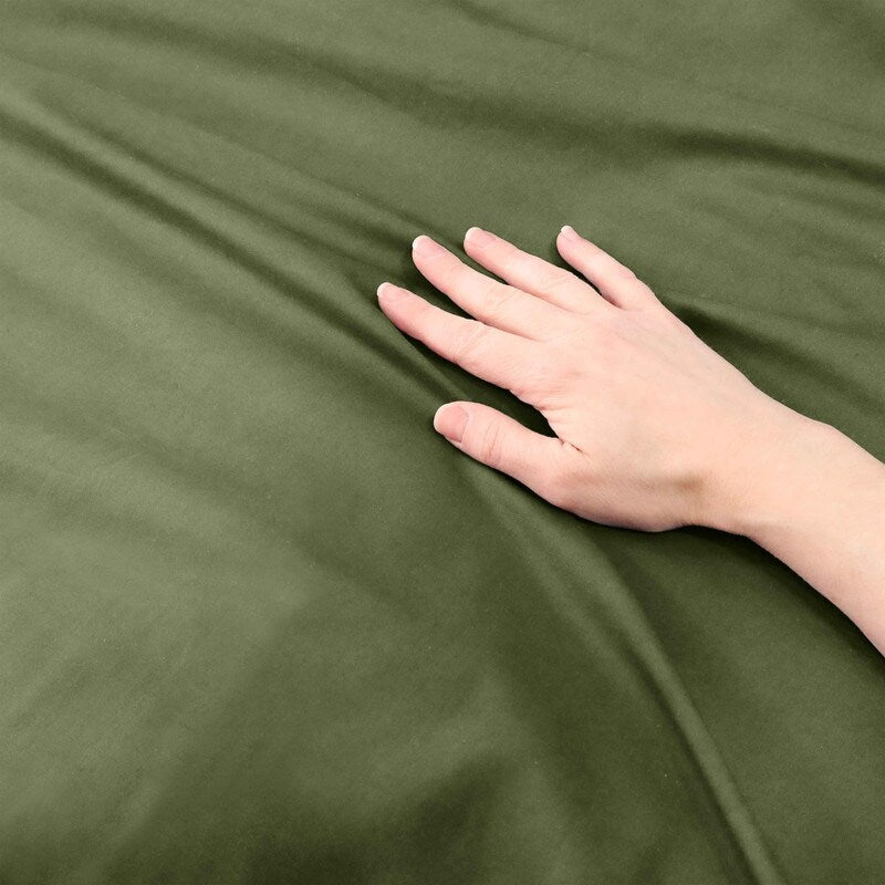 Housse de couette en percale de coton de qualité supérieure 300 fils