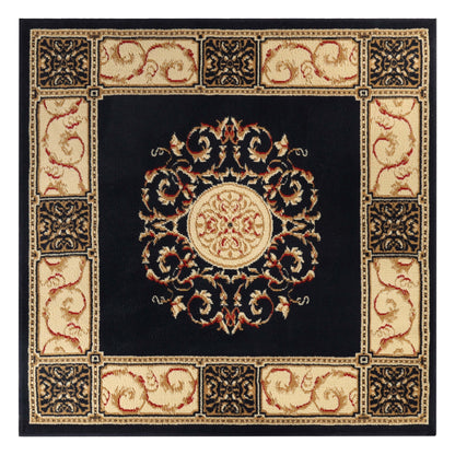 Tapis d'intérieur grand format de style traditionnel de qualité supérieure