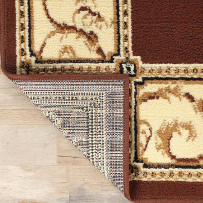 Tapis d'intérieur grand format de style traditionnel de qualité supérieure