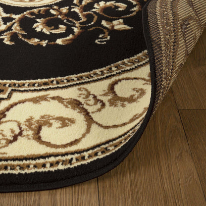 Tapis d'intérieur grand format de style traditionnel de qualité supérieure