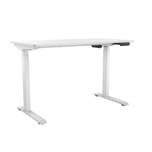 Bureau assis ou debout électrique TygerClaw - blanc