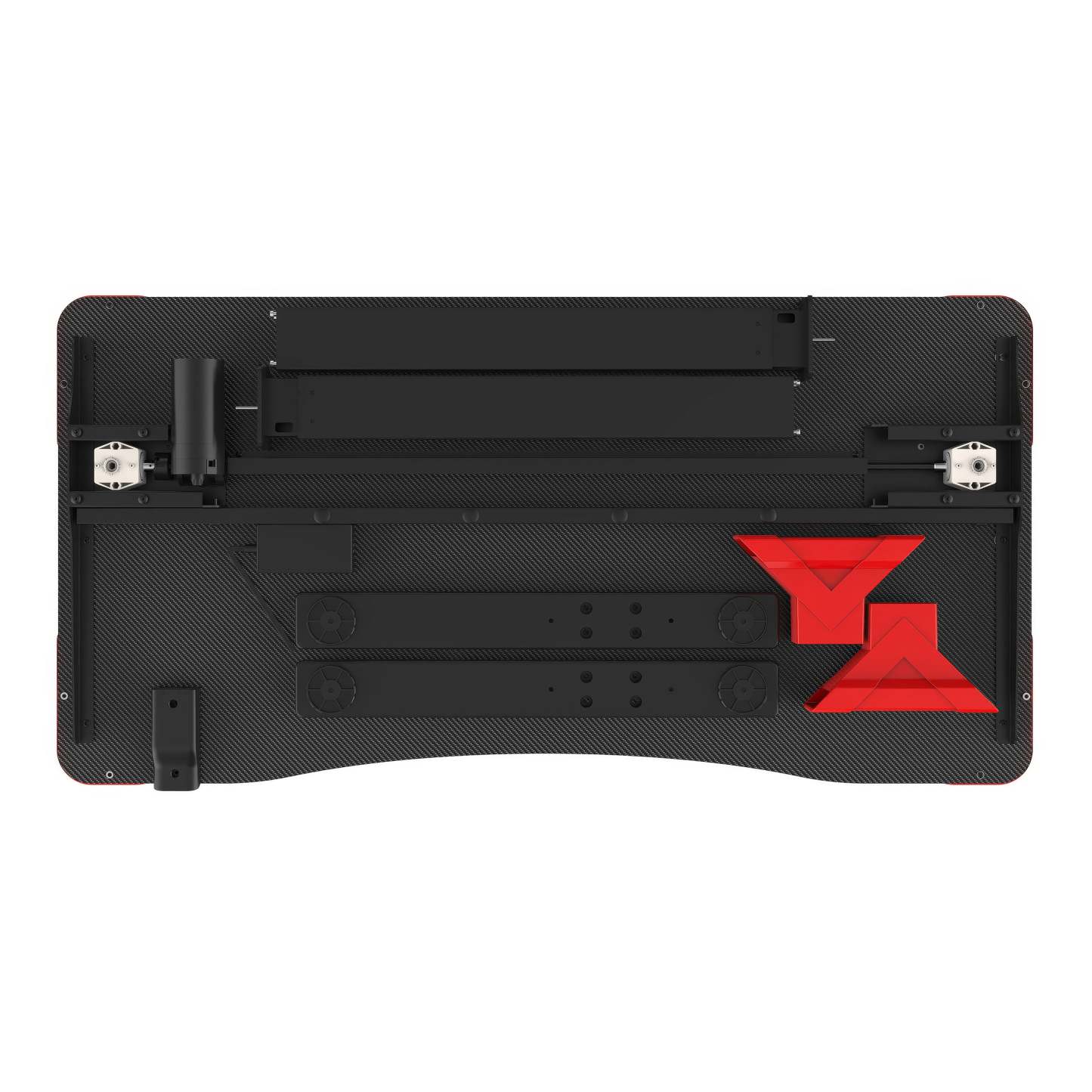 Bureau de jeu assis ou debout TygerClaw - rouge