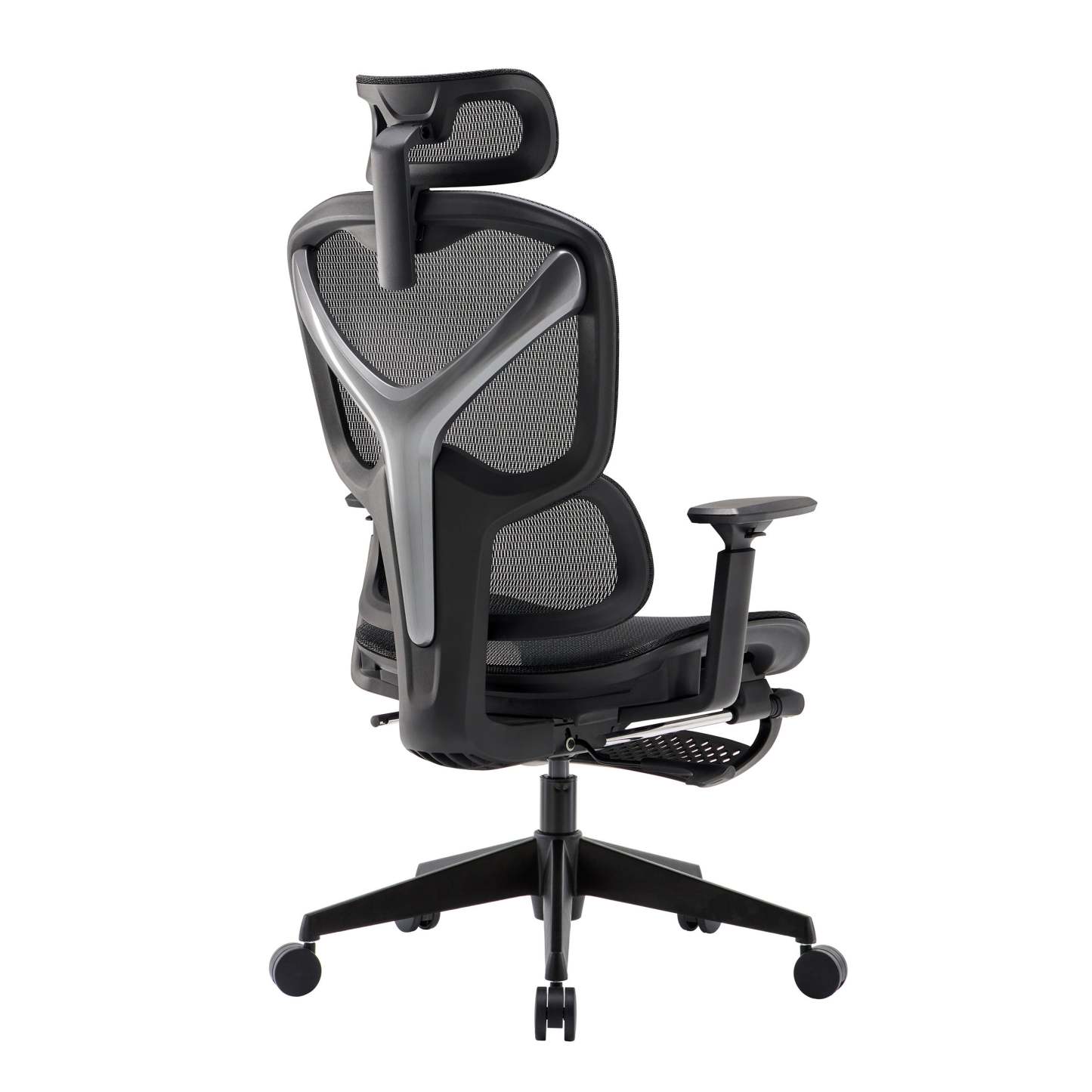 Tygerclaw Executive High Back Mesh Office Chair - Black|Fauteuil président en mailles TygerClaw à dossier haut - noir