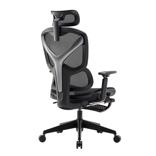 Tygerclaw Executive High Back Mesh Office Chair - Black|Fauteuil président en mailles TygerClaw à dossier haut - noir