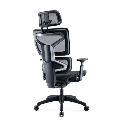 Tygerclaw High Back Executive Ergonomique Mesh Office Chair - Black|Fauteuil président ergonomique en mailles TygerClaw à dossier haut - noir