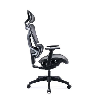 Tygerclaw High Back Executive Ergonomique Mesh Office Chair - Black|Fauteuil président ergonomique en mailles TygerClaw à dossier haut - noir