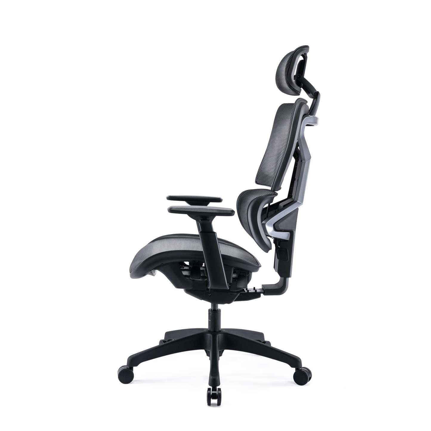 Tygerclaw High Back Executive Ergonomique Mesh Office Chair - Black|Fauteuil président ergonomique en mailles TygerClaw à dossier haut - noir