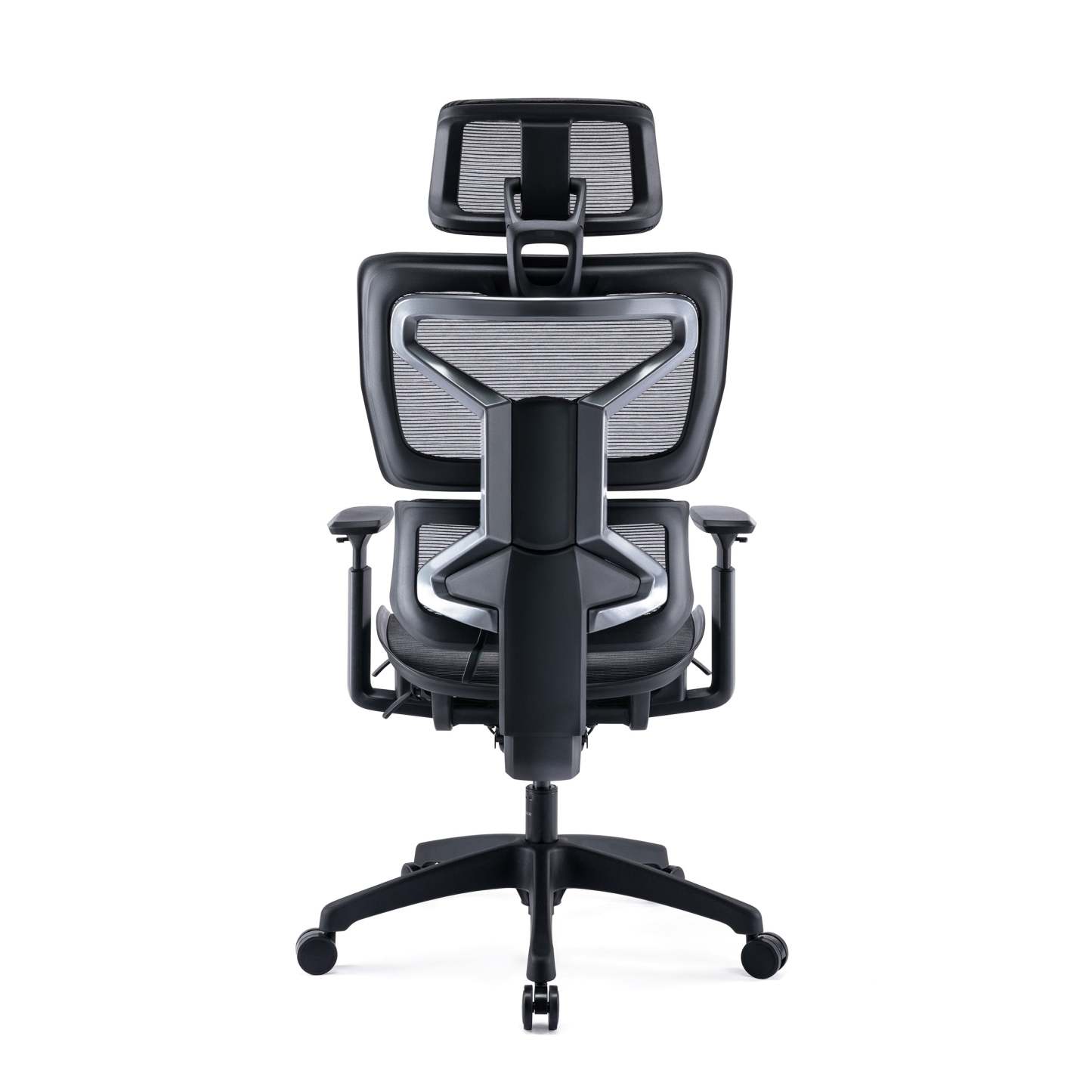 Tygerclaw High Back Executive Ergonomique Mesh Office Chair - Black|Fauteuil président ergonomique en mailles TygerClaw à dossier haut - noir