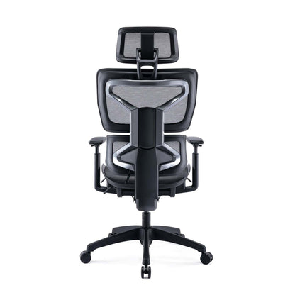 Tygerclaw High Back Executive Ergonomique Mesh Office Chair - Black|Fauteuil président ergonomique en mailles TygerClaw à dossier haut - noir