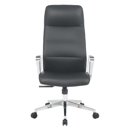 Tygerclaw Executive High Back Microfibre PU Office Chair - Black|Fauteuil président en microfibre de polyuréthane TygerClaw à dossier haut - noir