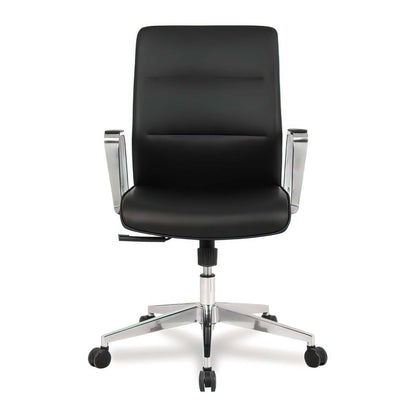 Tygerclaw Mid Back Microfibre PU Office Chair - Black|Fauteuil de bureau en microfibre de polyuréthane TygerClaw à mi-dossier - noir