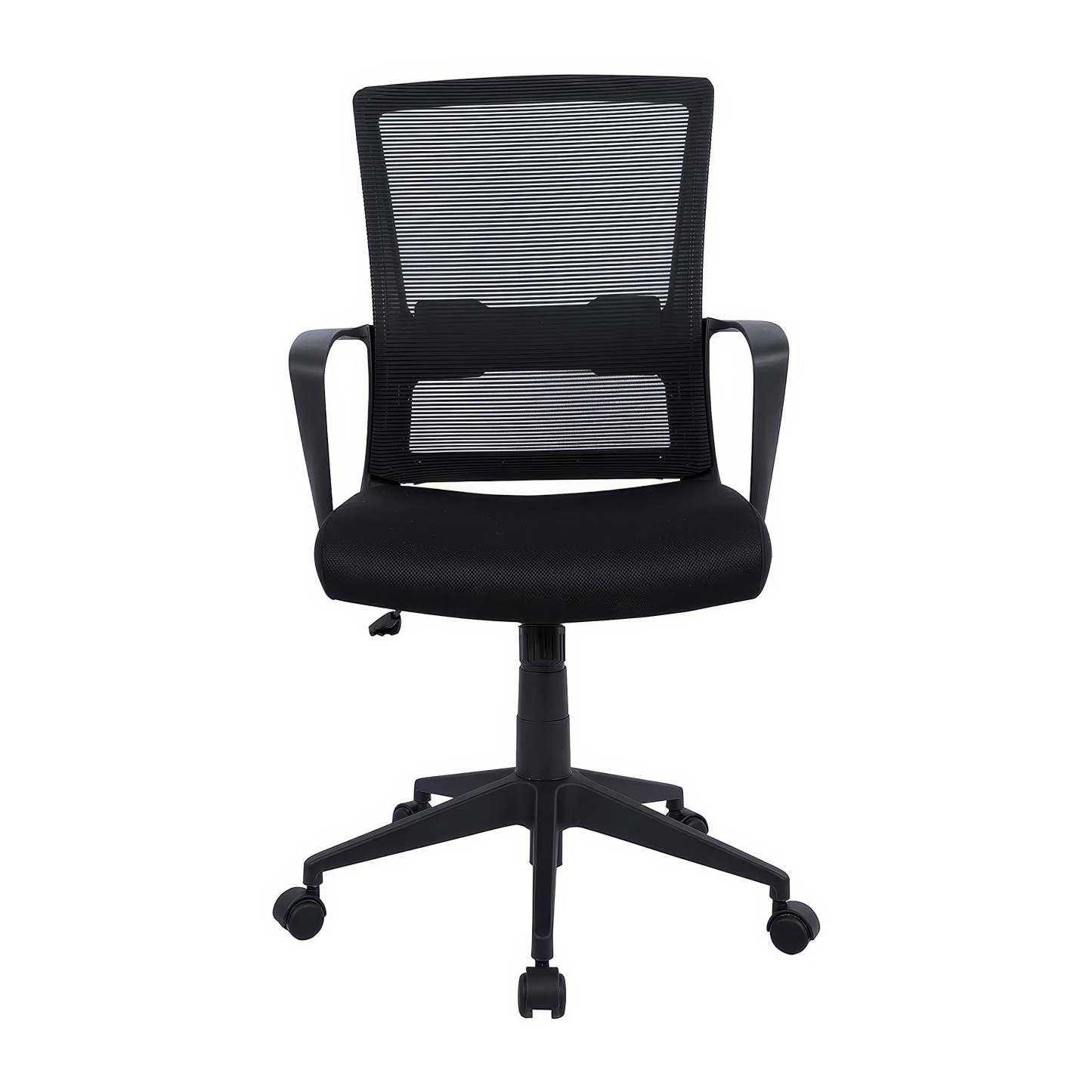 Tygerclaw Mid Back Mesh &amp; Fabric Office Chair - Black|Fauteuil de bureau en mailles et tissu TygerClaw à mi-dossier - noir