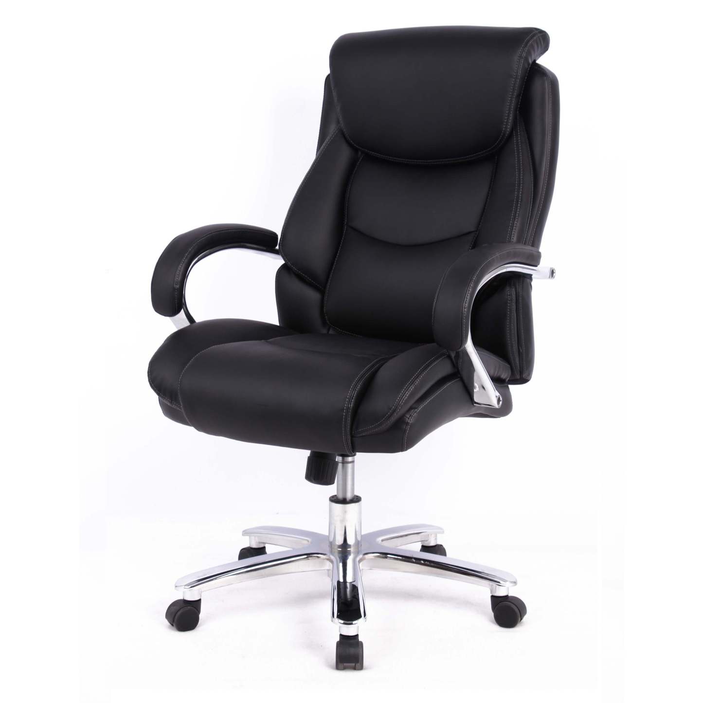 Tygerclaw Executive High Back Big &amp; Tall Office Chair - Black|Fauteuil président large et haut TygerClaw à dossier haut - noir