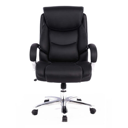 Tygerclaw Executive High Back Big &amp; Tall Office Chair - Black|Fauteuil président large et haut TygerClaw à dossier haut - noir