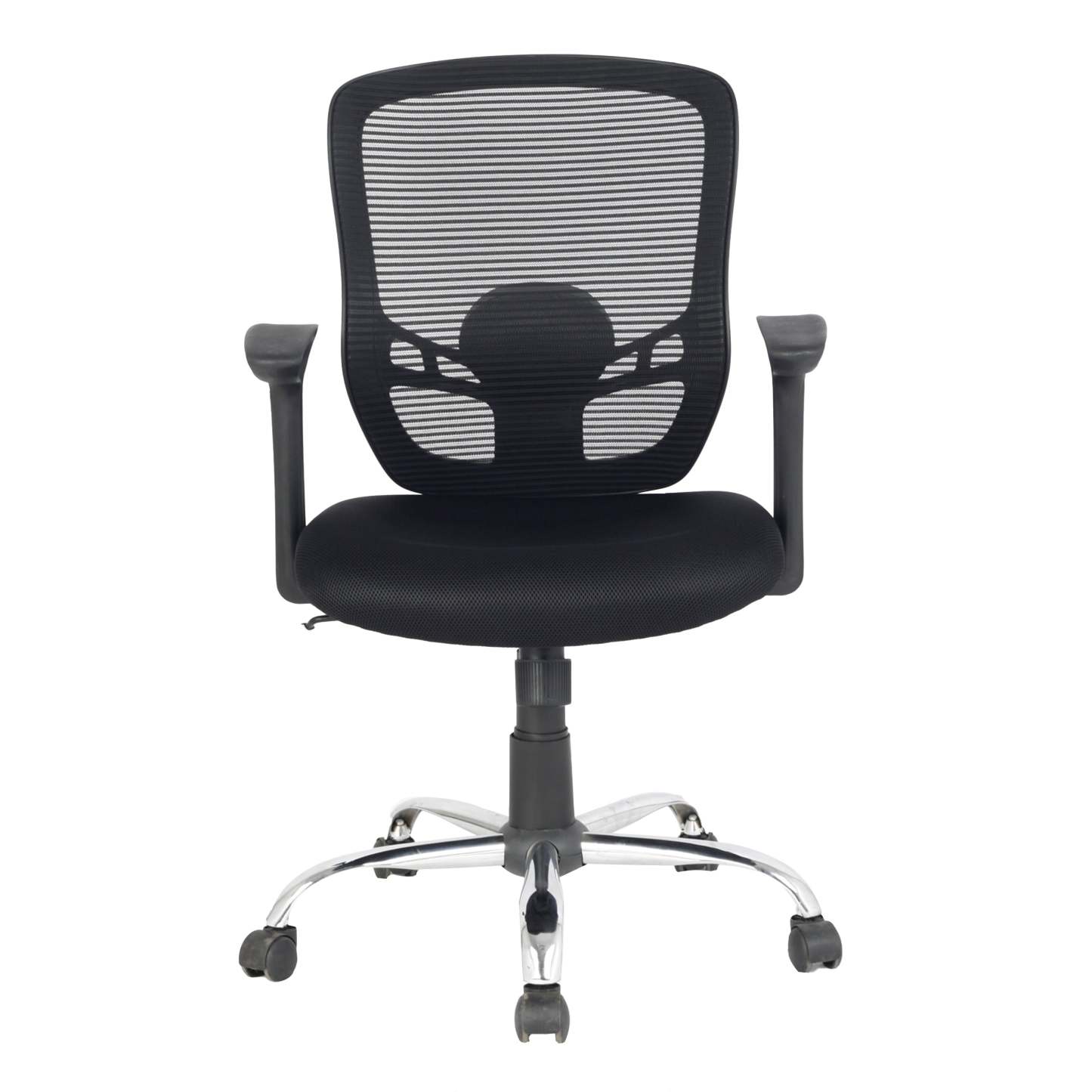 Fauteuil de bureau en mailles TygerClaw à mi-dossier - noir