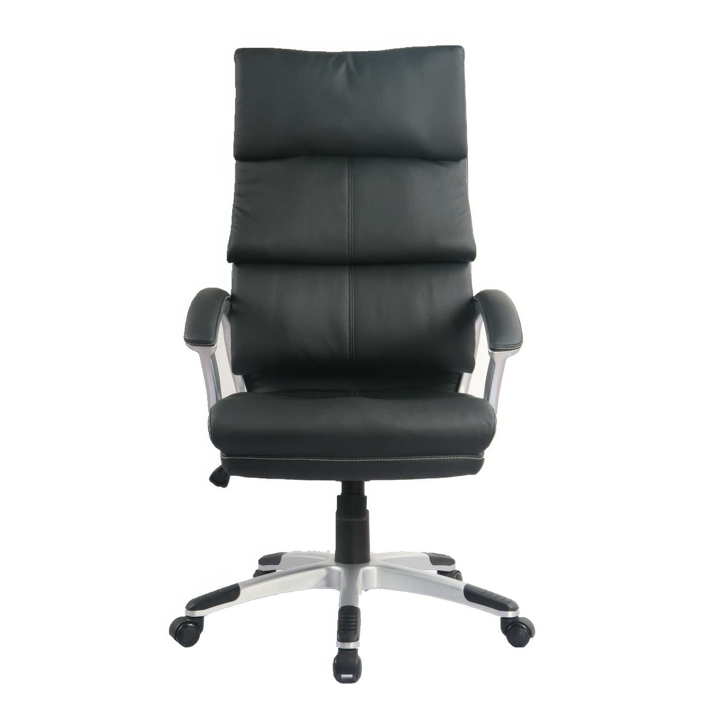 Tygerclaw 26 Executive High Back PU Leather Office Chair - Black|Fauteuil président TygerClaw à dossier haut en similicuir en polyuréthane - noir