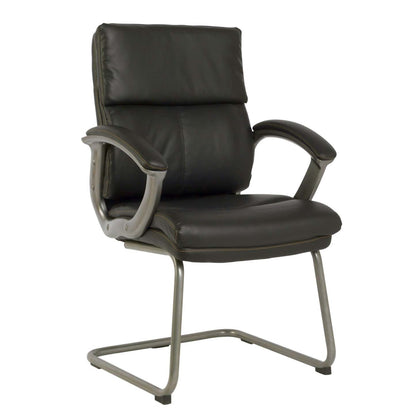 Tygerclaw 24 Mid Back PU Leather Office Chair - Black|Chaise de bureau TygerClaw mi-dossier en similicuir en polyuréthane - noire