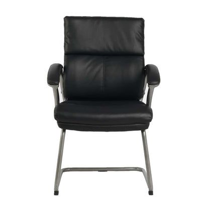 Tygerclaw 24 Mid Back PU Leather Office Chair - Black|Chaise de bureau TygerClaw mi-dossier en similicuir en polyuréthane - noire