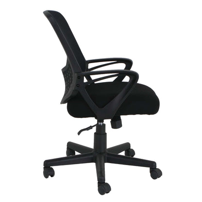 Tygerclaw Durable Low Back Mesh Task Office Chair - Black|Fauteuil de bureau durable en mailles TygerClaw à dossier bas - noir