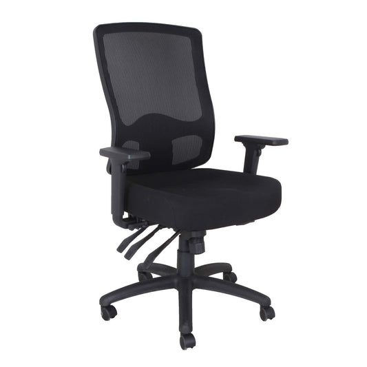 Tygerclaw Adjustable Mid Back Mesh Task Office Chair - Black|Fauteuil de bureau réglable en mailles TygerClaw mi-dossier - noir
