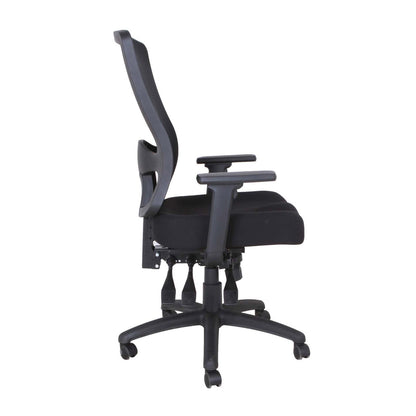 Tygerclaw Adjustable Mid Back Mesh Task Office Chair - Black|Fauteuil de bureau réglable en mailles TygerClaw mi-dossier - noir