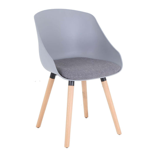Fauteuil d'appoint Tygerclaw à dossier mi-haut - Gris