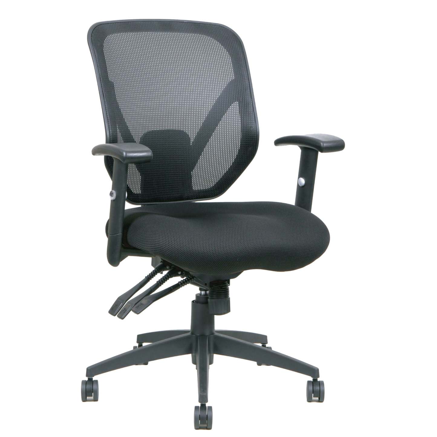 Tygerclaw Mid Back Mesh Office Chair - Grey|Fauteuil de bureau en mailles TygerClaw à mi-dossier - gris