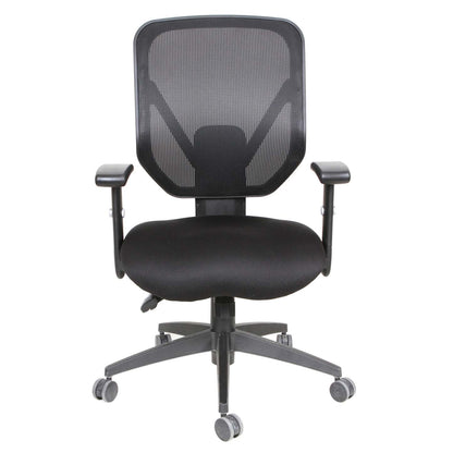 Tygerclaw Mid Back Mesh Office Chair - Grey|Fauteuil de bureau en mailles TygerClaw à mi-dossier - gris