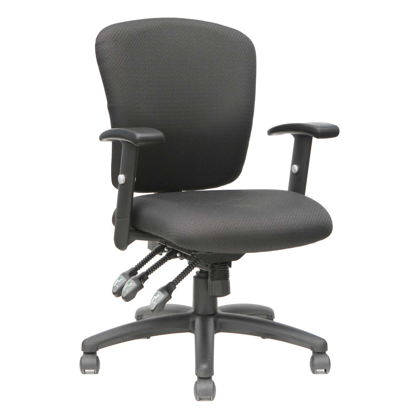 Tygerclaw Mid Back Fabric Office Chair - Grey|Fauteuil de bureau en tissu TygerClaw mi-dossier - gris