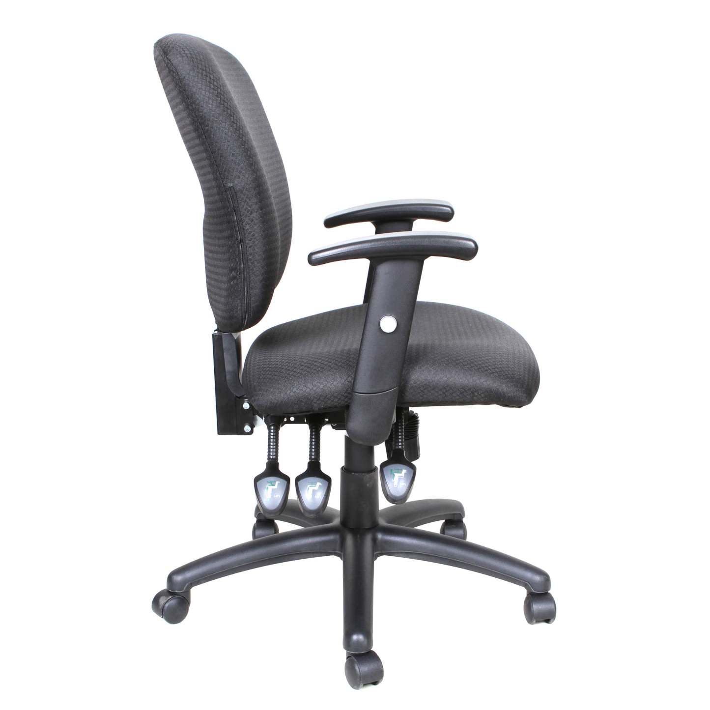 Tygerclaw Mid Back Fabric Office Chair - Grey|Fauteuil de bureau en tissu TygerClaw mi-dossier - gris