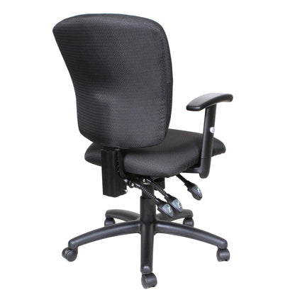 Tygerclaw Mid Back Fabric Office Chair - Grey|Fauteuil de bureau en tissu TygerClaw mi-dossier - gris