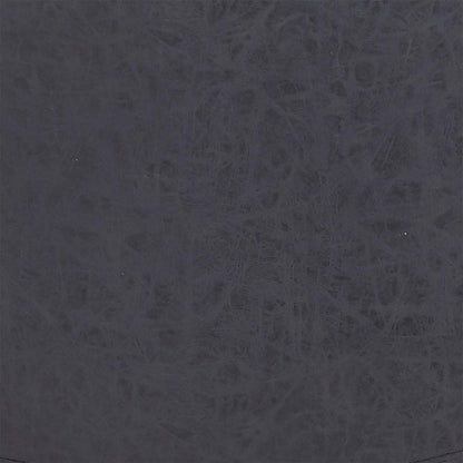 Chaise de salle à manger Tess en tissu d’apparence cuir et en métal - grise