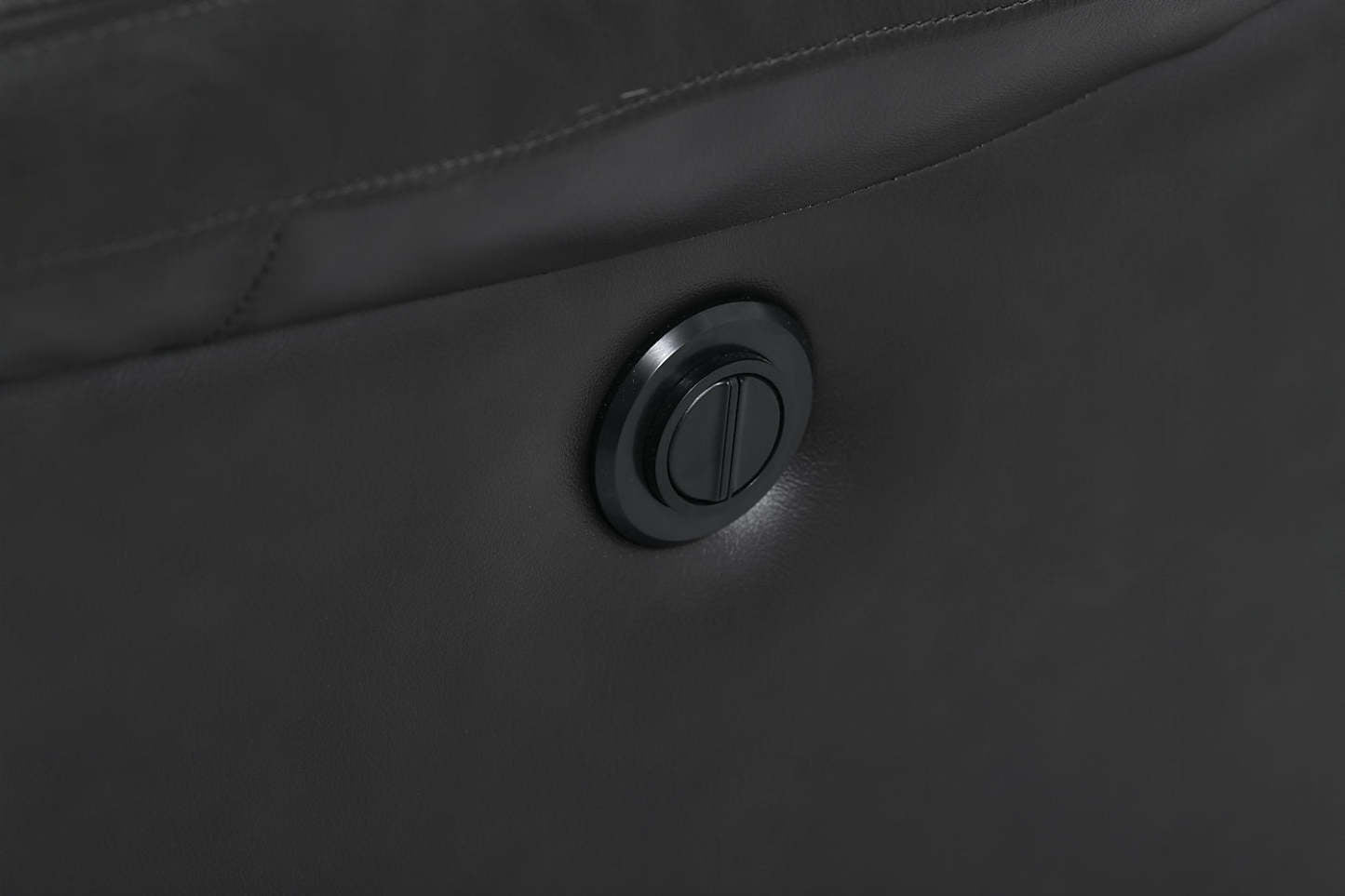 Fauteuil à inclinaison électrique Toreno 42 en cuir véritable - Noir | Fauteuil inclinable électrique Toreno de 42 po en cuir véritable - noir