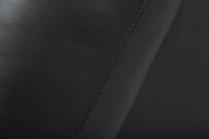 Fauteuil à inclinaison électrique Toreno 42 en cuir véritable - Noir | Fauteuil inclinable électrique Toreno de 42 po en cuir véritable - noir