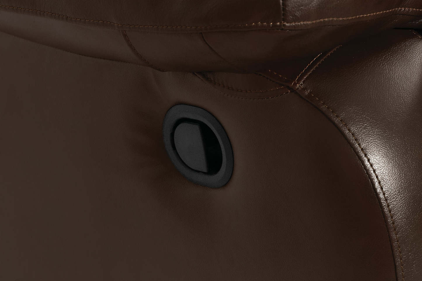 Fauteuil à inclinaison électrique Toreno 42 en cuir véritable - Brun | Fauteuil inclinable électrique Toreno de 42 po en cuir véritable - brun