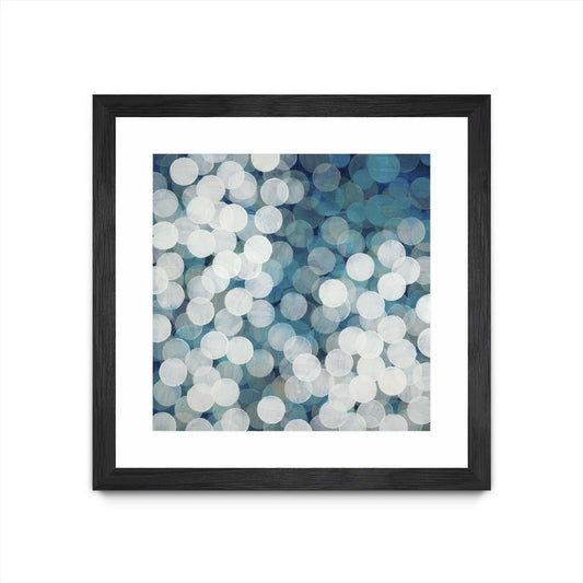 Œuvre murale encadrée et mate « Head In The Clouds » 36 x 36