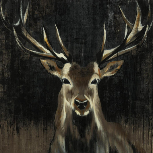 Œuvre d'art murale géante « Young Buck » 54 x 54