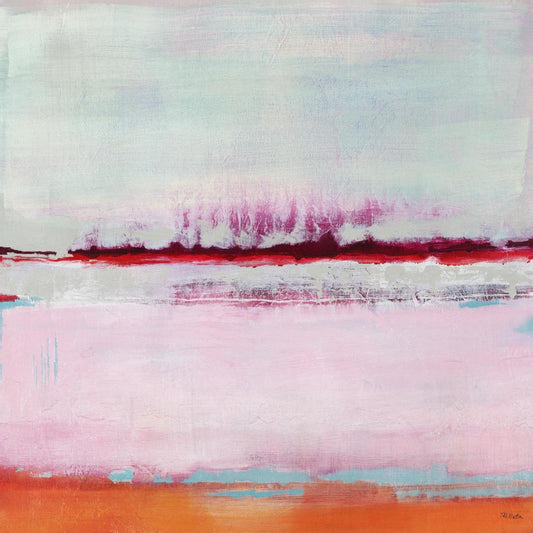 Persimmon Jump Ii Giant Art 72x72 Wall Art|Œuvre d'art murale Giant Art « Persimmon Jump Ii » 72 x 72