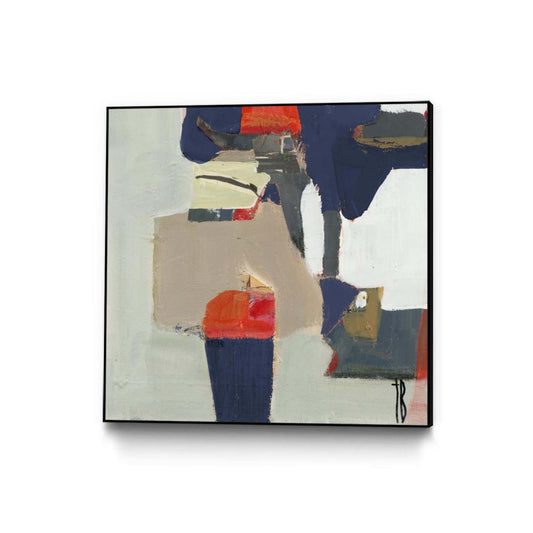 Orange Crush V9 Canvas Framed Black 20x20 Wall Art|Œuvre d'art murale sur toile encadrée noire « Orange Crush V9 » 20 x 20