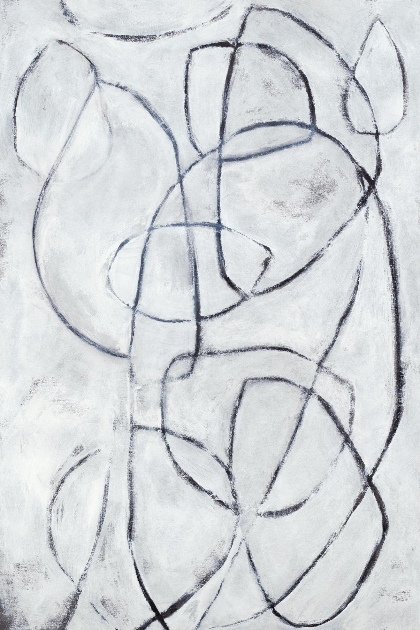 Œuvre d'art murale géante « Temps suspendu » 84 x 54