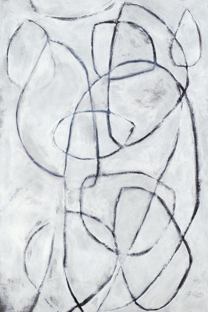 Œuvre d'art murale géante « Temps suspendu » 72 x 48