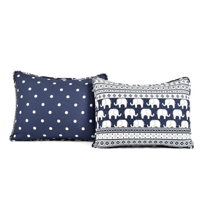 Ensemble de courtepointe 5 pièces Taylor &amp; Olive Ever-Tru à rayures éléphant